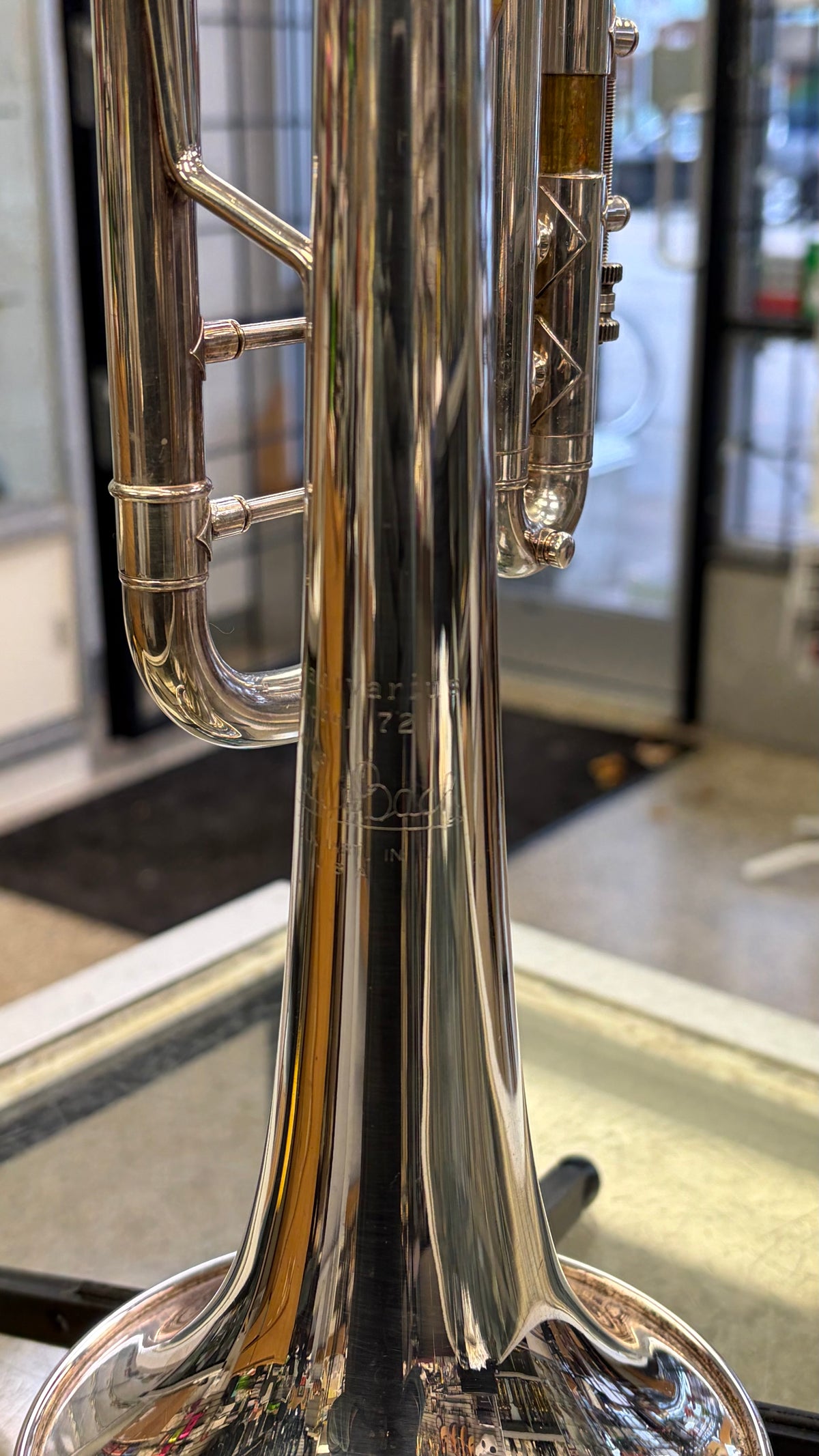 Pre-Owned Bach Stradivarius Trumpet - Silver-Plated 73 Bell