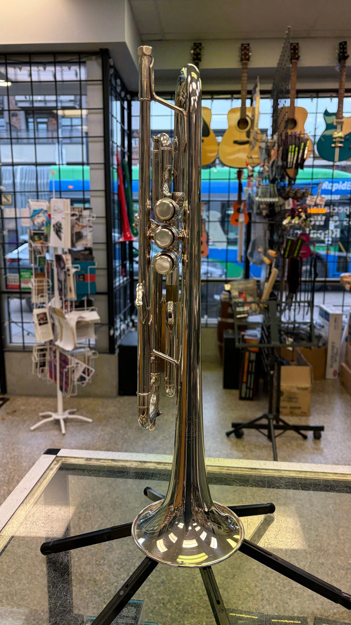 Pre-Owned Bach Stradivarius Trumpet - Silver-Plated 73 Bell