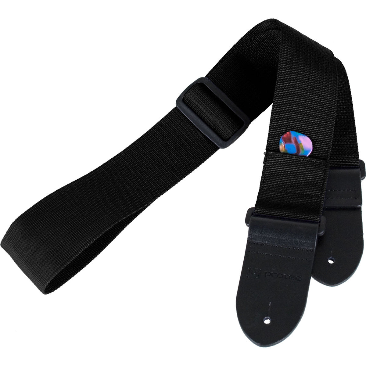 Poly Guitar Strap With Pick Pocket