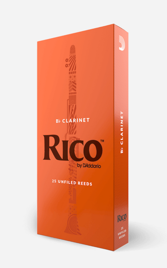 Rico Bb Clarinet Reeds - 25 Pack